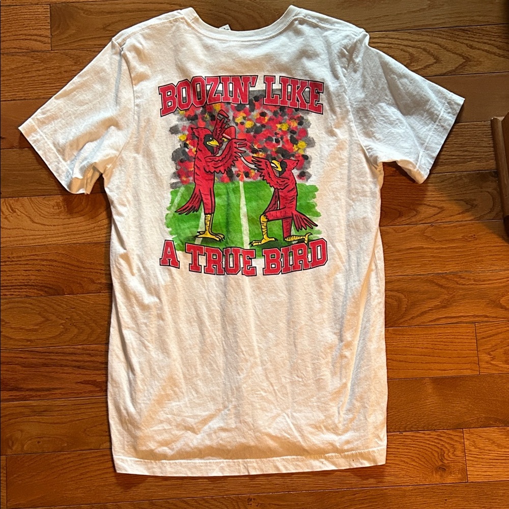 White Graphic Tee - Short Sleeve Barstool